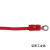 RV接头冷压电线绝缘线O形接线端子接线电线铜组合套装预圆型耳DIY RV1.25-5(100只)红色