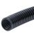 谐晟 PP塑料阻燃波纹管 可开口穿线软管汽车线束保护管 开口AD80 25m 黑色 1卷 X92133