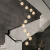 幻色（HUANSE）金色楼梯长吊灯复式LED满天星别墅loft公寓客厅别墅酒店15头灯具 米可调节