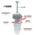 led三防灯灯NFC9180应急工业照明防水防眩弯杆壁装泛光平台灯 钠灯150w