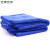 吉美吉多 30*70 毛巾加厚超细纤维 擦车抹布 蓝色（10条/包）