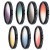 一叶兰 单反相机渐变镜适用于尼康佳能索尼37/43/49/58/67/7782相机圆形摄影滤镜渐变镜 55mm 自由搭配三色下单备注颜色或者联系客服