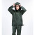 分体绿雨衣橄榄绿户外抢险救援保安制式徒步雨衣 橄绿分体套装有口袋 XL