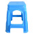 稳斯坦 W826 简易塑料凳子 高板凳餐桌方椅子简约凳子宴席凳子 蓝色27*27*46cm