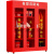 微型消防站全套消防柜展示柜建筑工地器材柜灭火放置箱 2人豪华套餐(含1.8米柜子)
