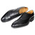REGAL/丽格日本品牌固特异日本制系带尖头纯色日系正装男鞋11AL B(黑色) 38