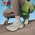 特步（XTEP）一体成型竞速跑步鞋男春季新款马拉松减震运动鞋男女鞋子透气跑鞋 轻功水漂【男】泡沫绿/帆白 41