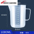 量杯带刻度量筒奶茶烘焙专用塑料测量桶厨房量筒1-2-3500ml 1000ml量杯