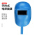筑采（ZHUCAI）电焊面罩 全脸部手持式焊帽隔热烧轻便防护面具加强版  普通款 蓝色3个装 