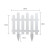 九彩江 塑料栅栏草坪护栏隔离栏花园围栏栅栏 30厘米高 白色 JCJ964