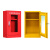 康迪普 微型消防站消防柜工地户外移动应急灭火箱展示柜 款式八 1*0.5*1.8 黄色
