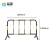 益宙 市政公路道路交通安全镀锌黄黑铁马护栏工地施工移动隔离栏围栏 黄黑铁马1.0*1.5米【38管】