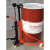 YHGFEE圆桶运输车350公斤脚踏式液压油桶搬运叉车塑料桶升高车手推车 DB350A铁桶专用