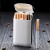 若烟（Ruoyan）三用细烟烟盒打火机创意一体20支装个性自动烟盒便携男女烟壳白色