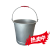 MDUG防爆铝桶油库圆桶加厚一体成型手提桶加油站铝水桶油库专用炸药桶 加厚一体10升