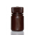 适用60/100/250/500/1000mlHDPE棕色大口试剂瓶广口聚遮光塑料瓶 大口30ml