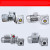 NMRV涡轮蜗杆减速机带电机铝壳三相380两相220单相调速定速变速机 RV50配0.55电机