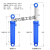 适用于定制沭露适用于定制液压油缸液压缸10吨20吨重型双向升降油顶液压油顶油压顶配件大全 100*60*200
