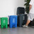 大号分类垃圾桶灰色带盖厨房商用户外餐饮垃圾箱脚踩公共场合 20L分类脚踏桶红色有害垃圾