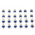 蓝白可调电阻器卧式立式可变10K 1K2K1M 20/50 100欧500 102 203 立式 200K(204)蓝白可调电阻10