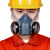7502工业防尘毒口罩喷漆农药专用活性炭焊工粉尘煤矿面具面罩 梯形过滤盒1对（防毒配件）