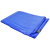 Denilco蓝白色加厚篷布 货车防雨布油布塑料遮雨布遮阳布雨棚篷布防水布8*10m【80平方米】