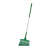 食安库 食品级清洁工具 斜角普通硬毛扫帚扫把头 绿色 51102 不含铝杆