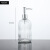 卫洋 WYS-1595 按压式分装瓶  410ml竖纹款 乳液沐浴露玻璃瓶空瓶