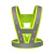 谋福 903 LED反光背心LED带灯反光马甲工字型V字型服反光衣骑行反光服 电池款：V型黄色 （普通款）