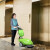 德威莱克 DWEILK DW350B 迷你折叠式洗地机商用 网吧餐厅酒店小型洗地机 全自动拖地机