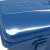 稳斯坦 W829 手提铁皮工具箱 加厚维修工具箱元件零件收纳箱车载维修盒 蓝色(410)420*155*120mm