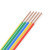 金龙羽 国标铜芯电线电缆单芯多股软线BVR*6平方电线100米/卷 绿色