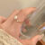 山茶花戒指女开口可调节小众设计感锆石食指戒2023年新款潮 山茶花+单钻戒指