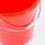 富都华创 11升-红色无盖 厚塑料手提水桶红色大小胶桶耐摔洗澡桶洗车洗衣服拖地 FDHC-ST-01