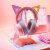雷蛇（Razer）/ 北海巨妖萌猫版粉晶USB头戴有线无线电竞游戏耳机带麦 仅拆封北海萌猫粉晶USBRGB幻彩 套餐一