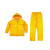 代尔塔 / DELTAPLUS 407003  PVC劳保分体雨衣 黄色 L 1套