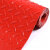 小拾哥 pvc塑料地垫 防水防滑地垫塑料垫网格地垫地毯 加密加厚款 绿色6.0厚0.9m*1m
