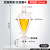 双层梨形分液漏斗厚料夹套梨型分液漏斗球形漏斗玻璃四氟活塞6012525050010002000300 玻璃活塞250ml-带刻度