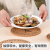 唐宗筷隔热垫餐桌垫 2个圆形软木锅垫 杯垫  防烫桌垫 餐垫 碗垫 19cm 