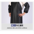鸣固 防水围裙厨房皮围裙防水防油防腐蚀工作服PVC黑红复合围裙 双层加厚1件