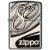 之宝Zippo防风打火机 芝宝公司80周年纪念版 盔甲黑冰雕刻28249商务送礼 限量绝版老机珍藏