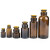海斯迪克 HKCL-61 玻璃试剂瓶 茶色喇叭口香精香料样品瓶 实验瓶 分装瓶茶色盖子颜色随机 10ml
