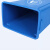 海斯迪克 HKxy-96 垃圾桶无盖 厨房商用户外分类垃圾箱 蓝色20L