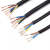 德威狮定制国标铜软电线电缆RVV2芯护套线 国标3x2.5平方 1米