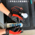 高低压220V绝缘手套电工专用防电防触电薄款带电作业防滑手套 黑色 S