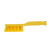 食安库 SHIANKU  食品级清洁工具 小手刷设备清洁刷 软毛 黄色 21116