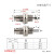 小型微型迷你作用气缸针型气动螺纹笔型CJPB6/CDJP2B10/CJ1B4 CJ1B4-5(星辰品牌)