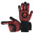 KELLAN 800度耐高温隔热防烫防滑手套双面硅胶 黑色硅胶耐高温手套(1双) 均码