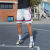 FCFVNBA美式篮球短裤欧文同款运动短裤训练宽松五分裤高弹速干裤 冰淇淋白色短裤 M