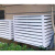 动真格（DongZhenGe）铝合金空调外机罩工厂定做室外防雨百叶窗通风口中央空调格栅护栏AA 咖啡色120*150*70现货5匹3面